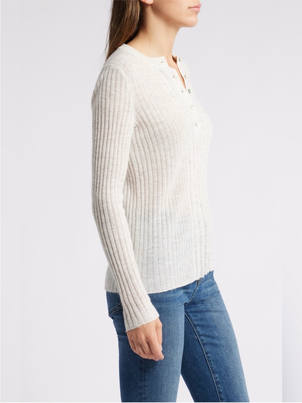 Madewell Alpaca Blend Henley - Picture 5 of 11
